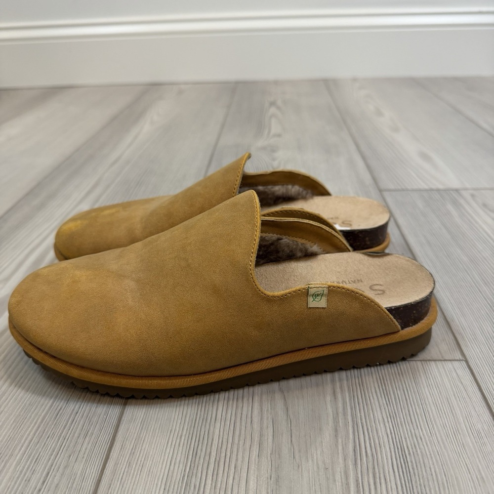SOUL Naturalizer Shoes Womens 7 M Amelia‎ Casual Slip On Lined Mule Clogs Brown